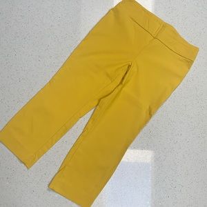 Yellow Capri pants